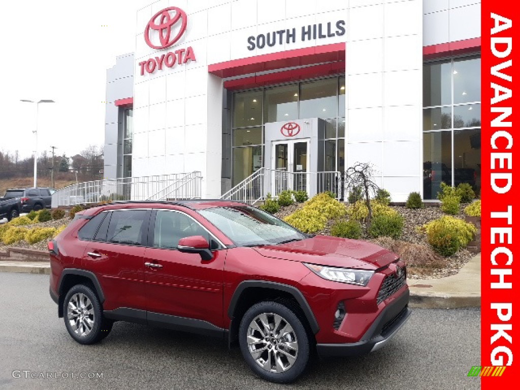 2020 RAV4 Limited AWD - Ruby Flare Pearl / Black photo #1