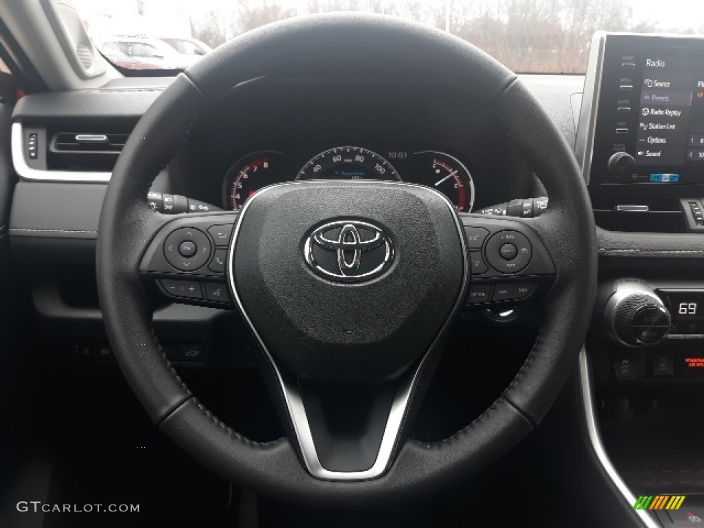 2020 RAV4 Limited AWD - Ruby Flare Pearl / Black photo #4