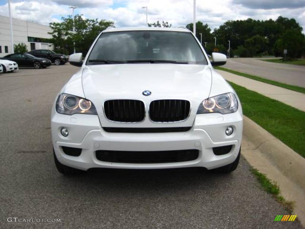 2009 X5 xDrive30i - Alpine White / Black Nevada Leather photo #2