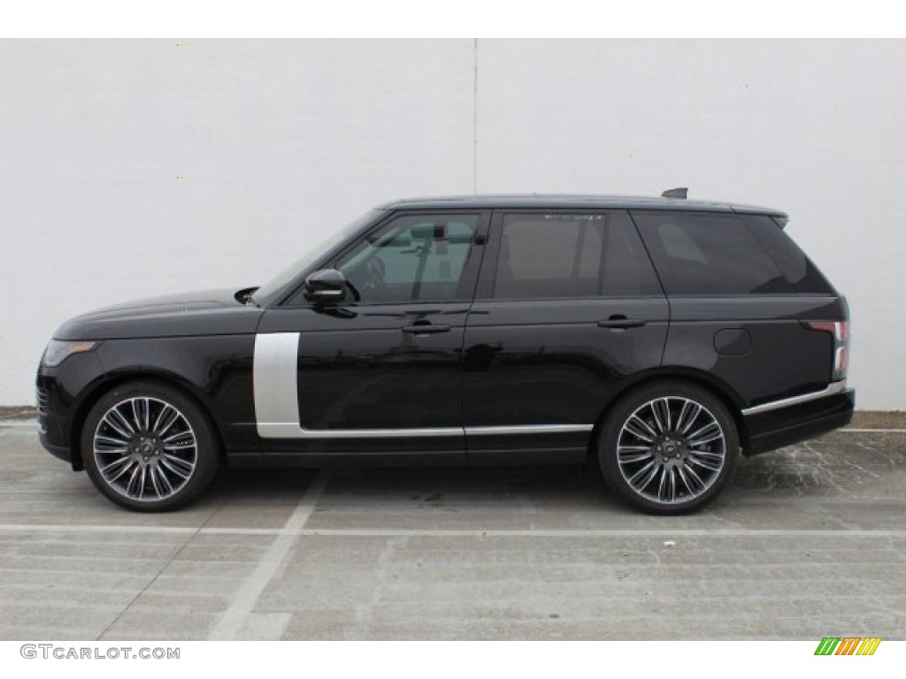 Santorini Black Metallic 2020 Land Rover Range Rover HSE Exterior Photo #137633804
