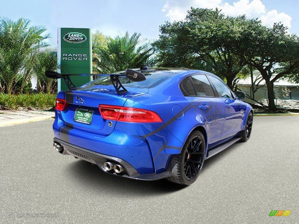 Velocity Blue Ultra Metallic 2019 Jaguar XE SV Project 8 Exterior Photo #137634350