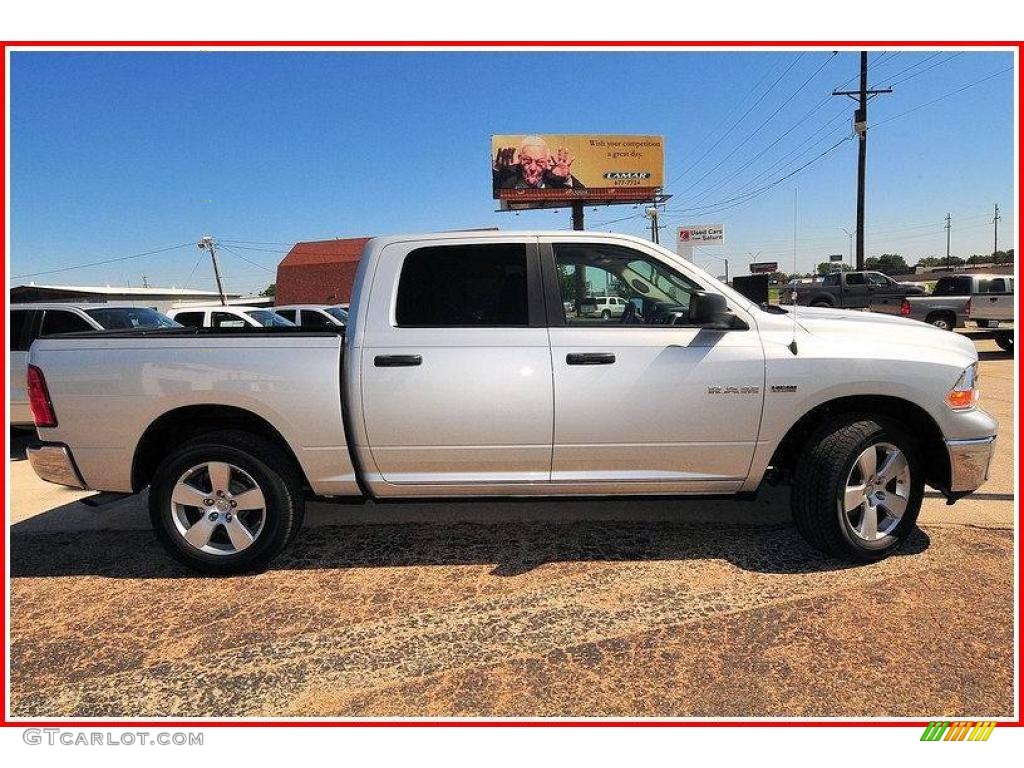 2009 Ram 1500 SLT Crew Cab 4x4 - Bright Silver Metallic / Dark Slate/Medium Graystone photo #10