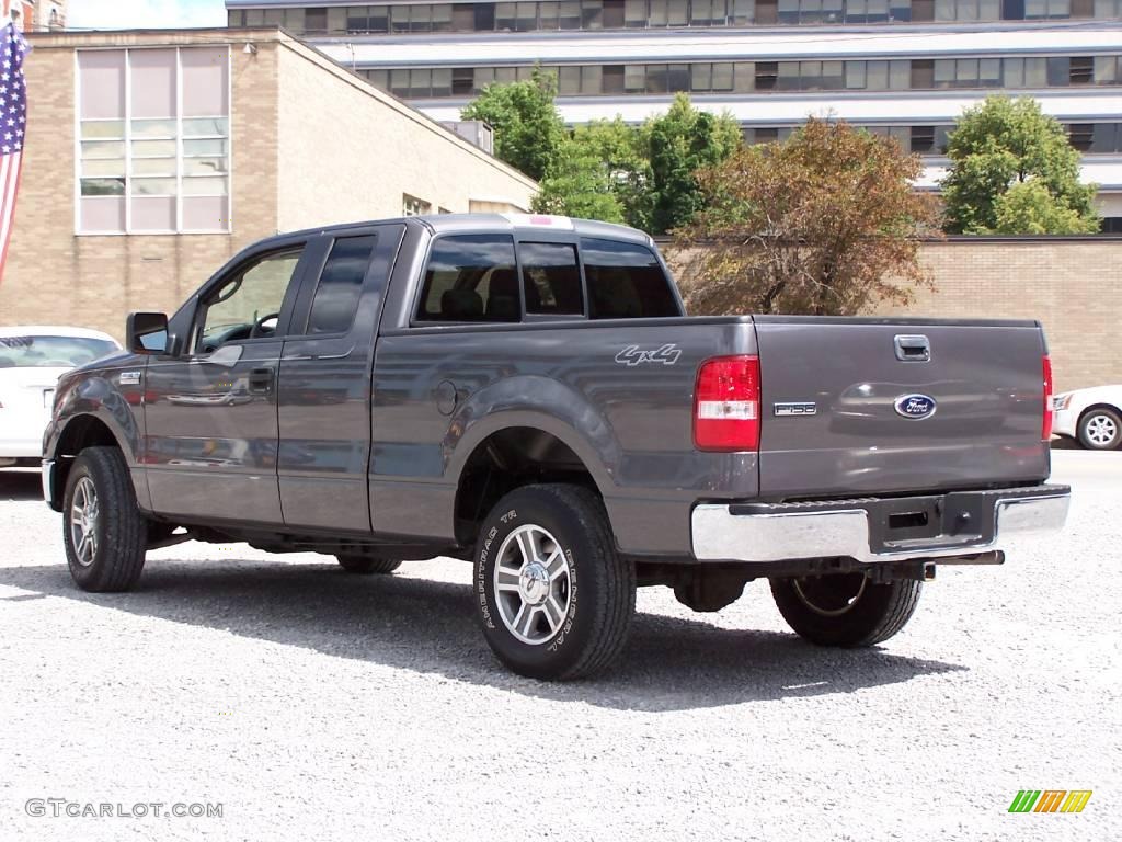 2006 F150 XLT SuperCab 4x4 - Dark Shadow Grey Metallic / Medium/Dark Flint photo #2