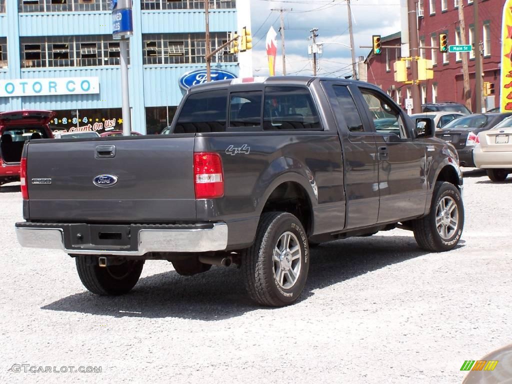 2006 F150 XLT SuperCab 4x4 - Dark Shadow Grey Metallic / Medium/Dark Flint photo #3