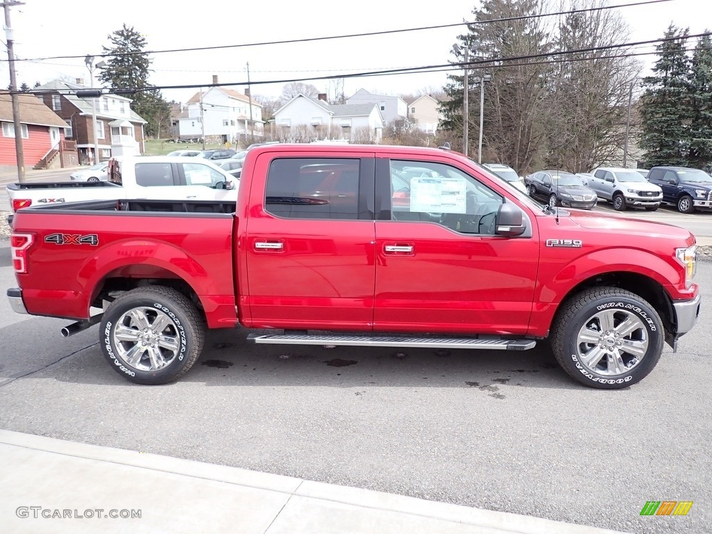 2020 F150 XLT SuperCrew 4x4 - Rapid Red / Medium Earth Gray photo #6