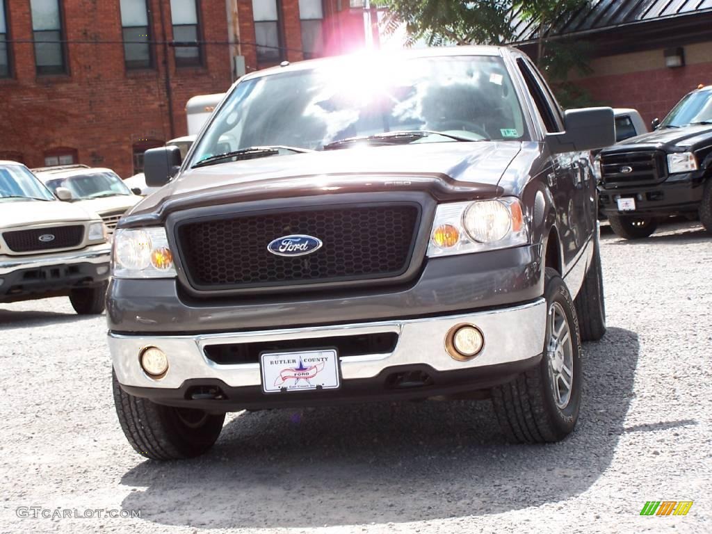 2006 F150 XLT SuperCab 4x4 - Dark Shadow Grey Metallic / Medium/Dark Flint photo #5