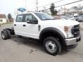 Front 3/4 View of 2020 F550 Super Duty XL Crew Cab 4x4 Chassis