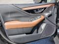 Java Brown 2020 Subaru Outback Touring XT Door Panel