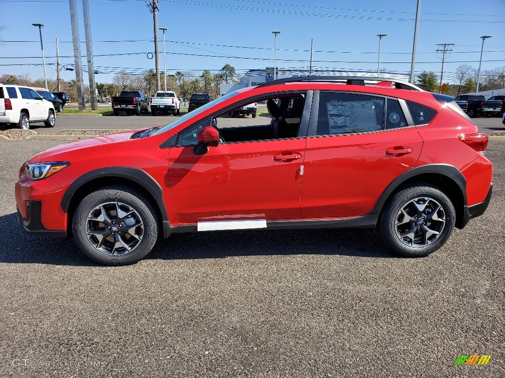 Pure Red 2020 Subaru Crosstrek 2.0 Premium Exterior Photo #137641691