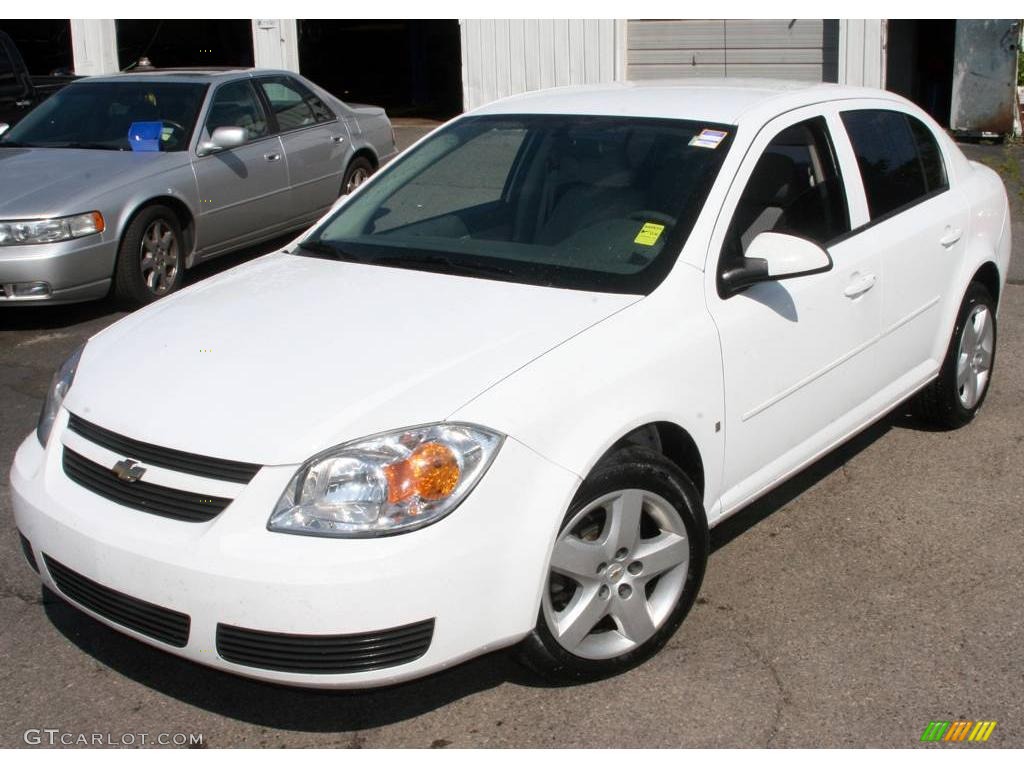 2007 Cobalt LT Sedan - Summit White / Gray photo #1