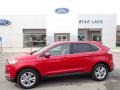 2020 Rapid Red Metallic Ford Edge SEL AWD  photo #1