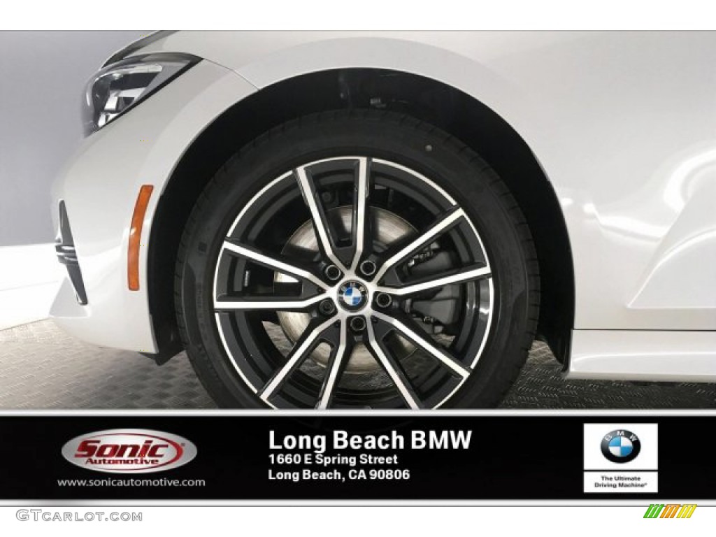 2020 3 Series 330i Sedan - Mineral White Metallic / Canberra Beige photo #9