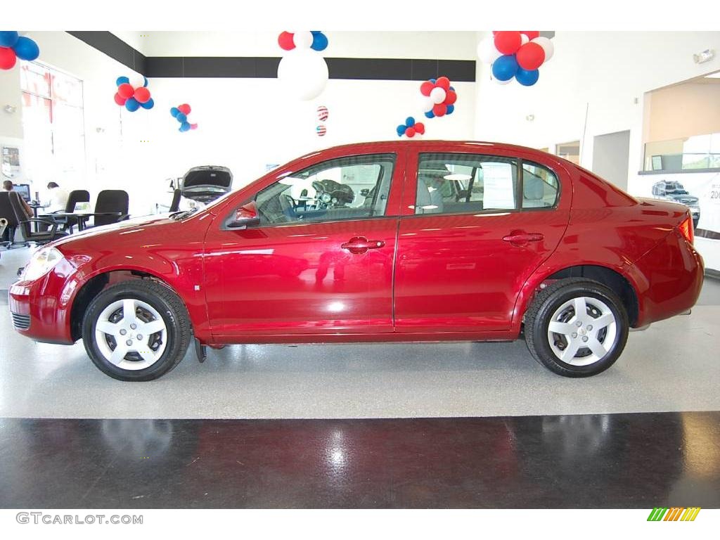 2007 Cobalt LT Sedan - Sport Red Tint Coat / Gray photo #3