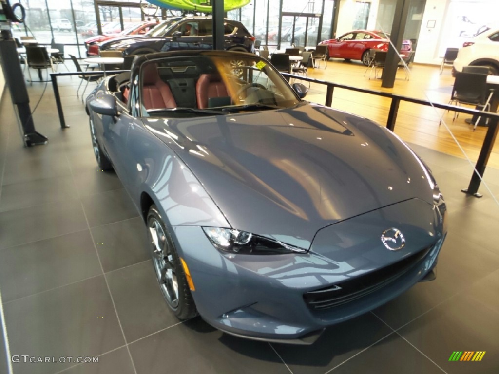 2020 MX-5 Miata Grand Touring - Polymetal Gray / Red photo #1