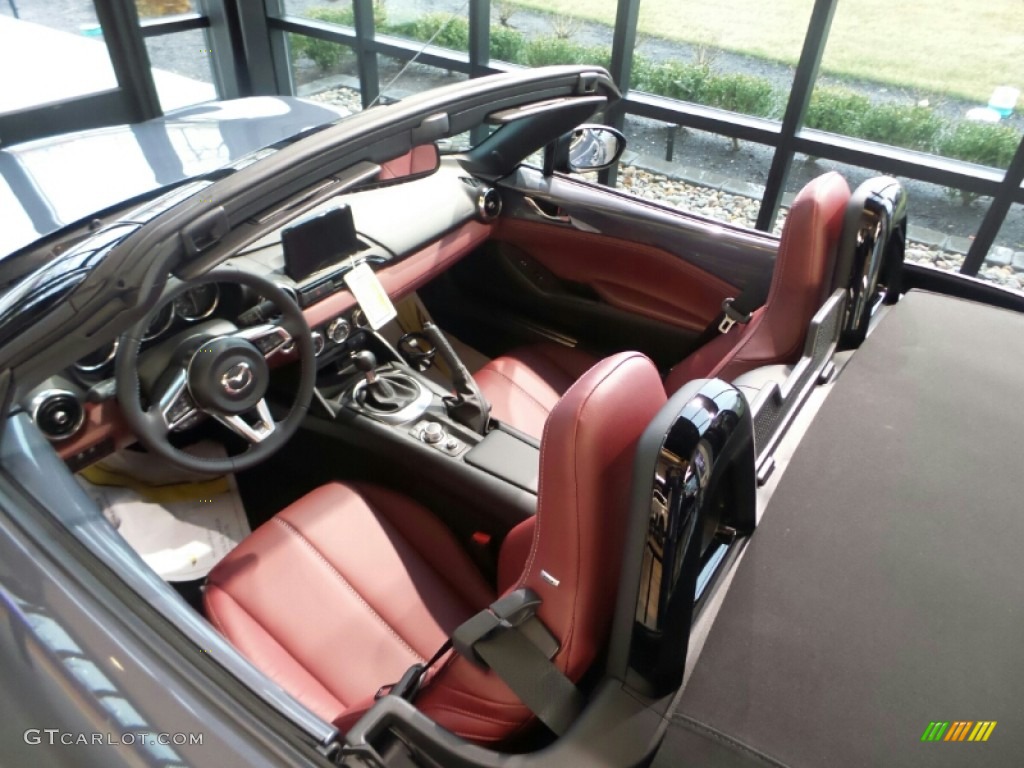 Red Interior 2020 Mazda MX-5 Miata Grand Touring Photo #137645966