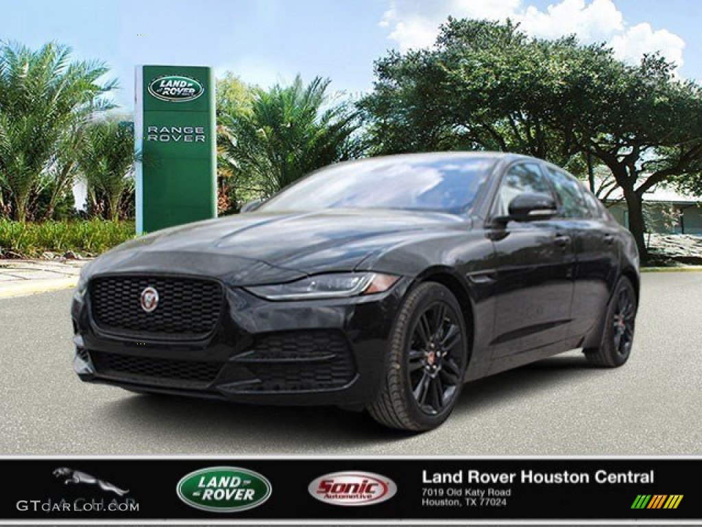 2020 XE S - Santorini Black Metallic / Ebony photo #1