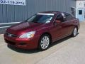 2006 Redondo Red Pearl Honda Accord EX-L V6 Sedan  photo #2