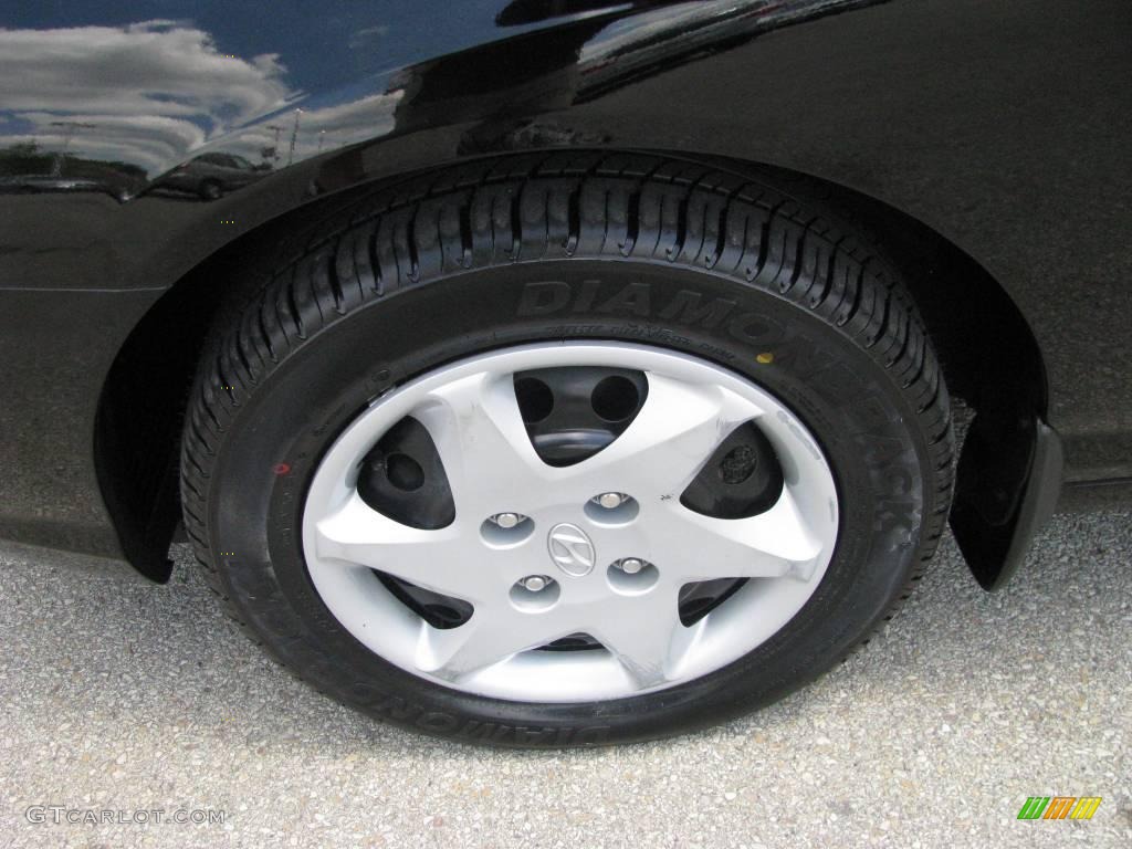 2006 Elantra GLS Sedan - Ebony Black / Gray photo #10