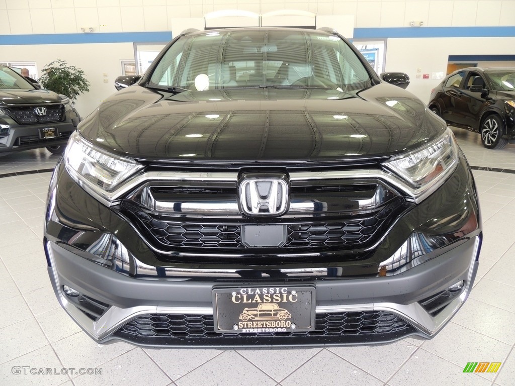 2020 CR-V Touring AWD - Crystal Black Pearl / Gray photo #2