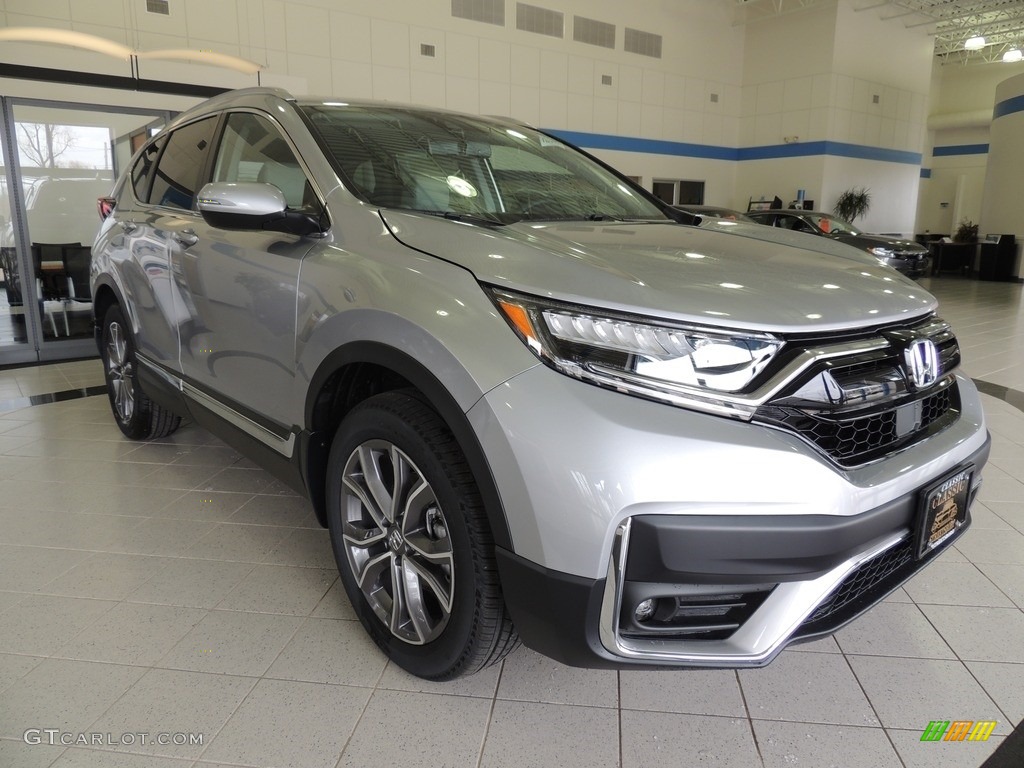 2020 CR-V Touring AWD - Lunar Silver Metallic / Gray photo #3