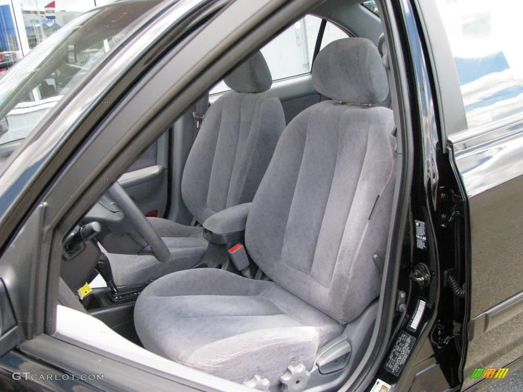 2006 Elantra GLS Sedan - Ebony Black / Gray photo #13