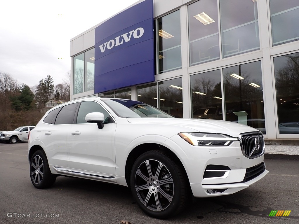 Crystal White Metallic 2020 Volvo XC60 T5 AWD Inscription Exterior Photo #137648087