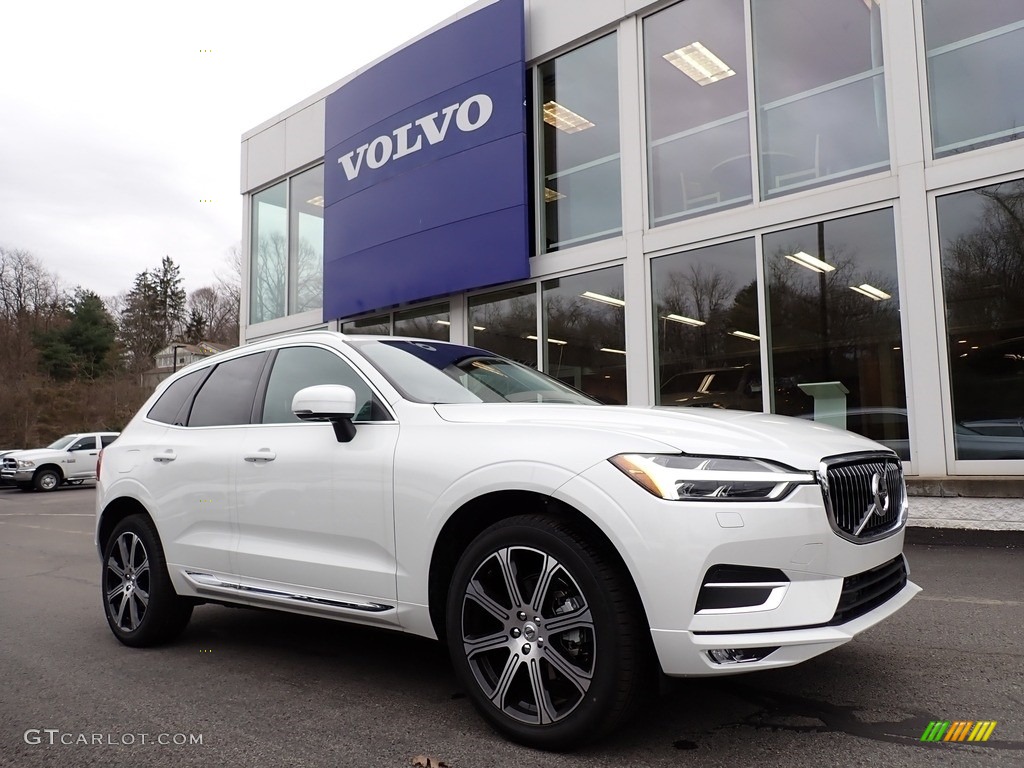 2020 XC60 T5 AWD Inscription - Crystal White Metallic / Charcoal photo #1