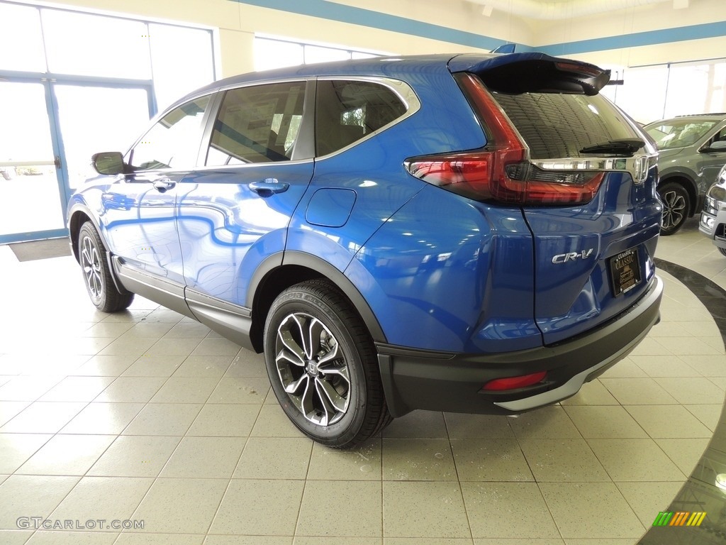 2020 CR-V EX-L AWD - Aegean Blue Metallic / Black photo #7