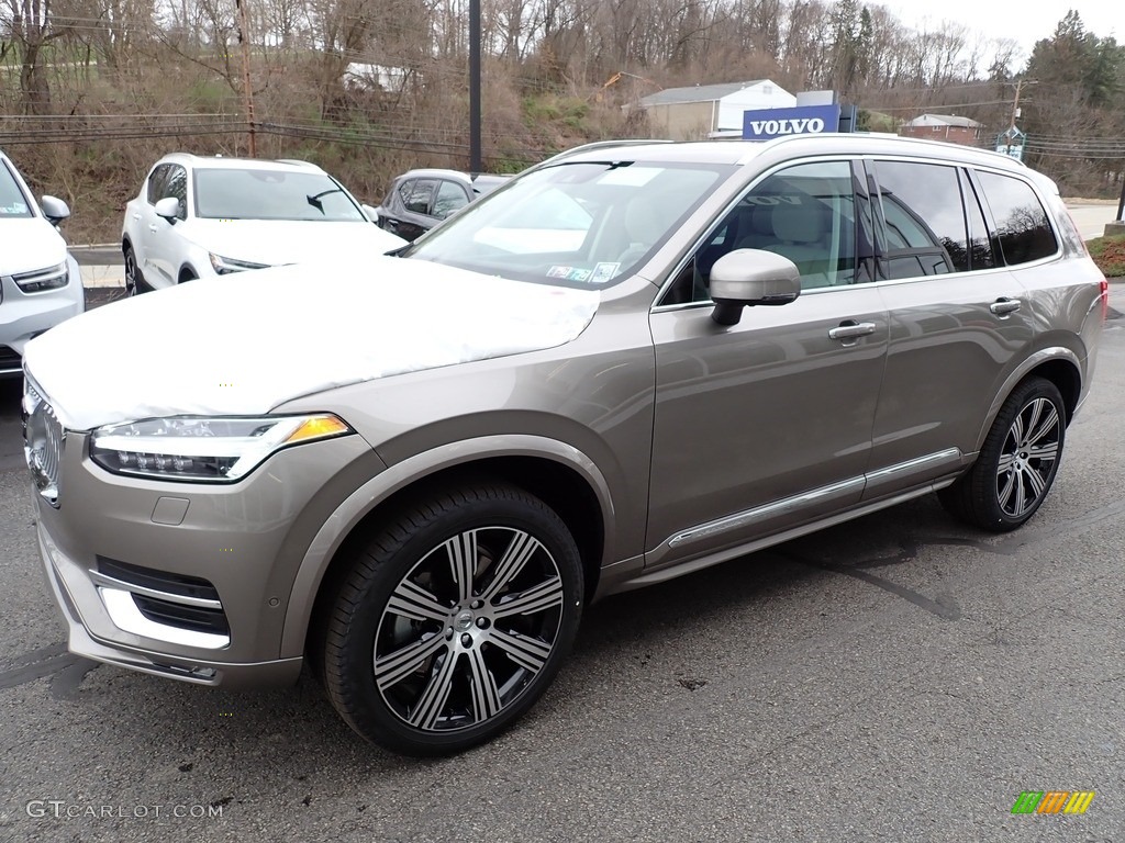 2020 XC90 T6 AWD Inscription - Pebble Gray Metallic / Blond photo #5