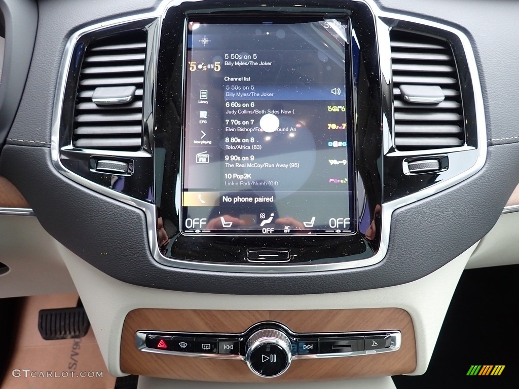 2020 XC90 T6 AWD Inscription - Pebble Gray Metallic / Blond photo #15