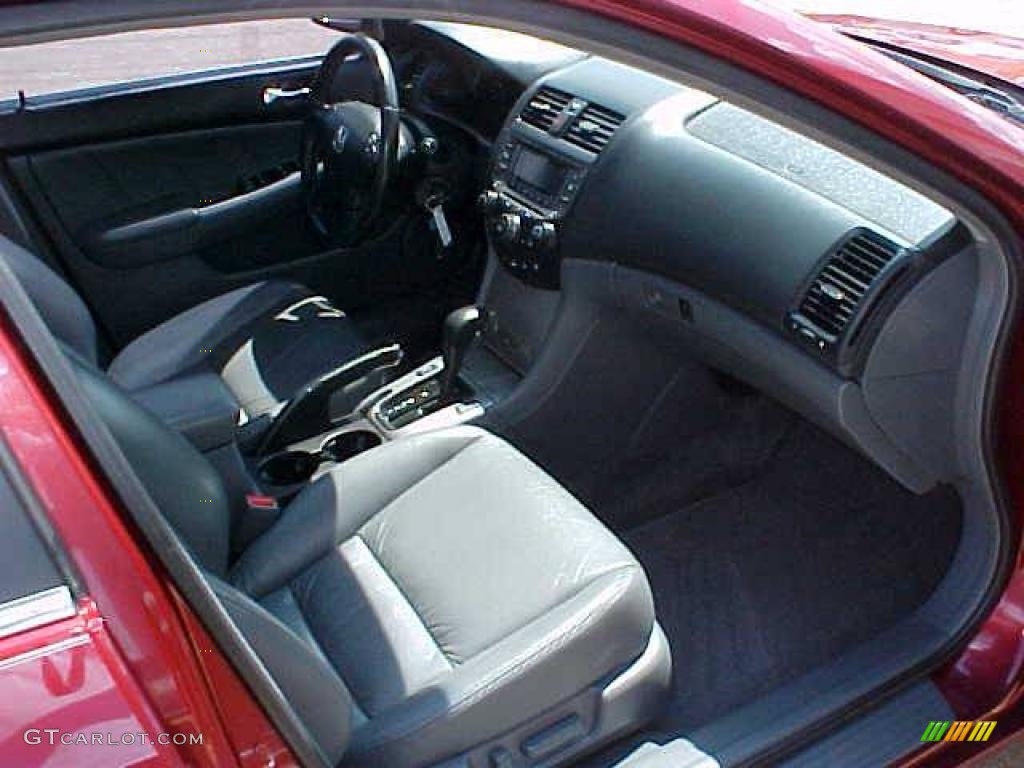 2006 Accord EX-L V6 Sedan - Redondo Red Pearl / Gray photo #13