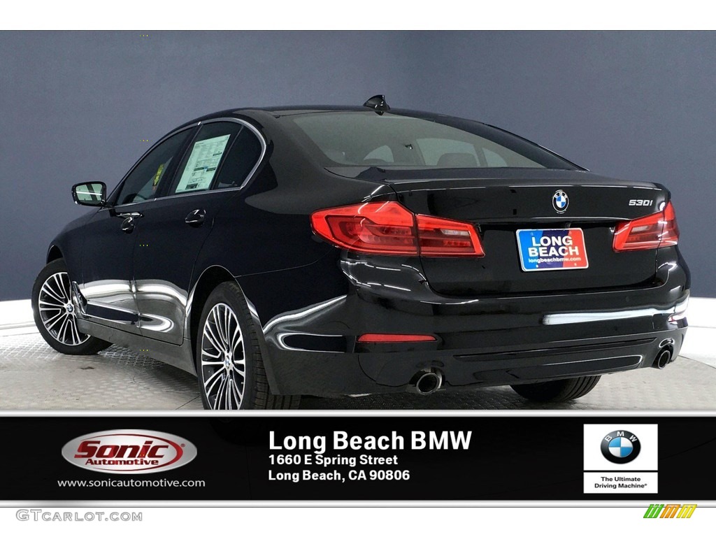 2020 5 Series 530i Sedan - Jet Black / Black photo #3
