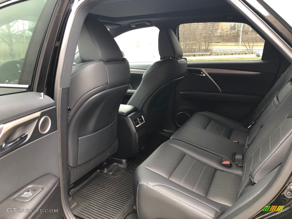 Black Interior 2020 Lexus RX 350 F Sport AWD Photo #137649279