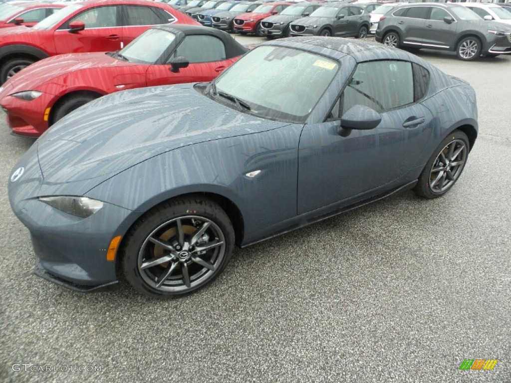 2020 MX-5 Miata Grand Touring - Polymetal Gray / Red photo #3