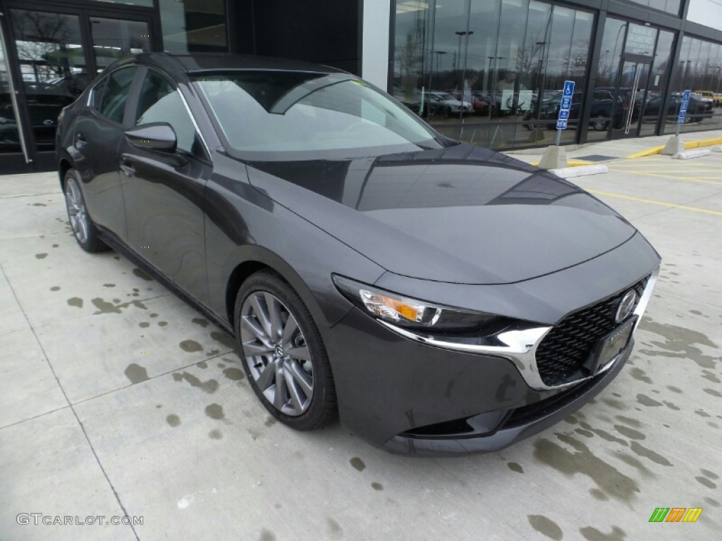 2020 MAZDA3 Preferred Sedan AWD - Machine Gray Metallic / Black photo #1