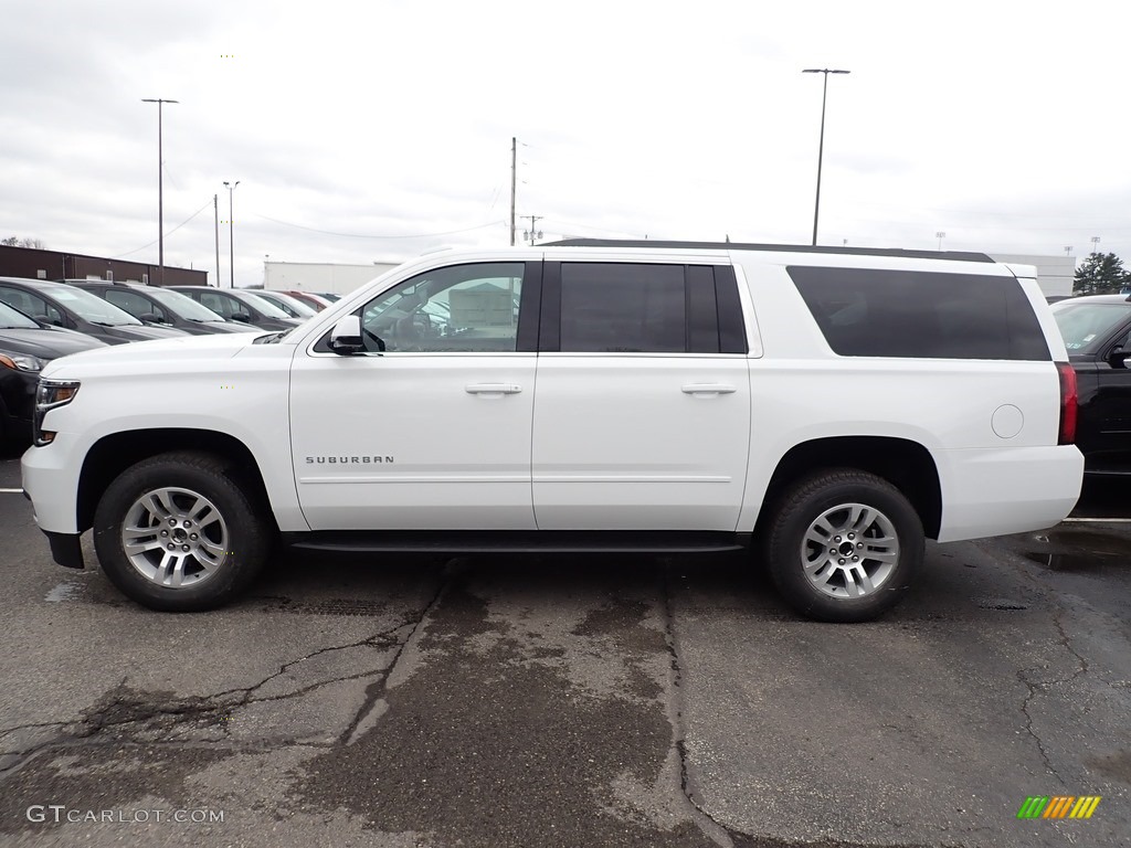 Summit White 2020 Chevrolet Suburban LS 4WD Exterior Photo #137653911