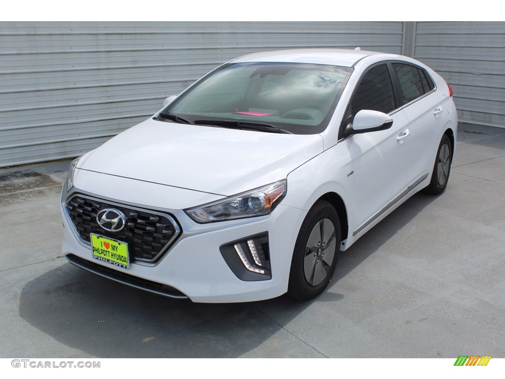 Ceramic White 2020 Hyundai Ioniq Hybrid SE Exterior Photo #137653944