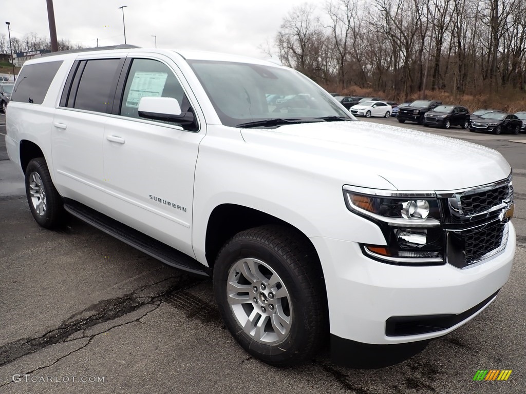Summit White 2020 Chevrolet Suburban LS 4WD Exterior Photo #137654040