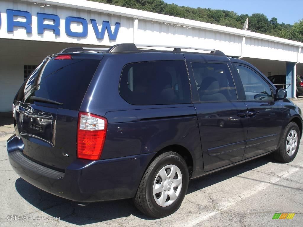 2008 Sedona LX - Velvet Blue Metallic / Gray photo #2