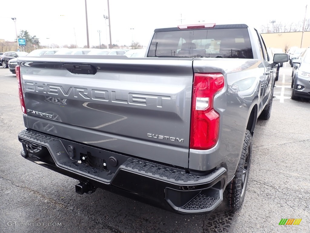 2020 Silverado 1500 Custom Trail Boss Double Cab 4x4 - Satin Steel Metallic / Jet Black photo #5