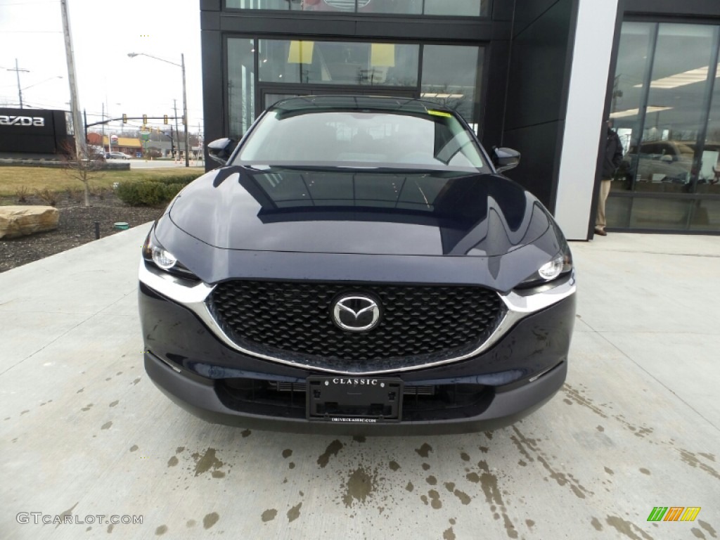 2020 CX-30 Select AWD - Deep Crystal Blue Mica / Black photo #2