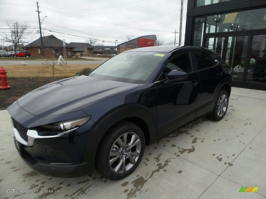 2020 CX-30 Select AWD - Deep Crystal Blue Mica / Black photo #3