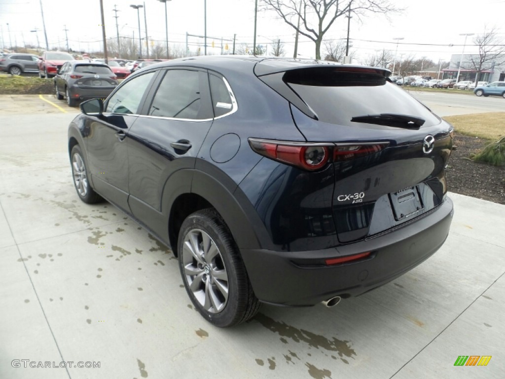 2020 CX-30 Select AWD - Deep Crystal Blue Mica / Black photo #4