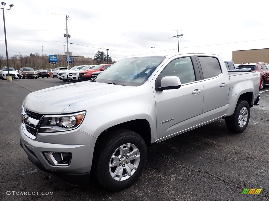 Silver Ice Metallic 2020 Chevrolet Colorado LT Crew Cab 4x4 Exterior Photo #137657061