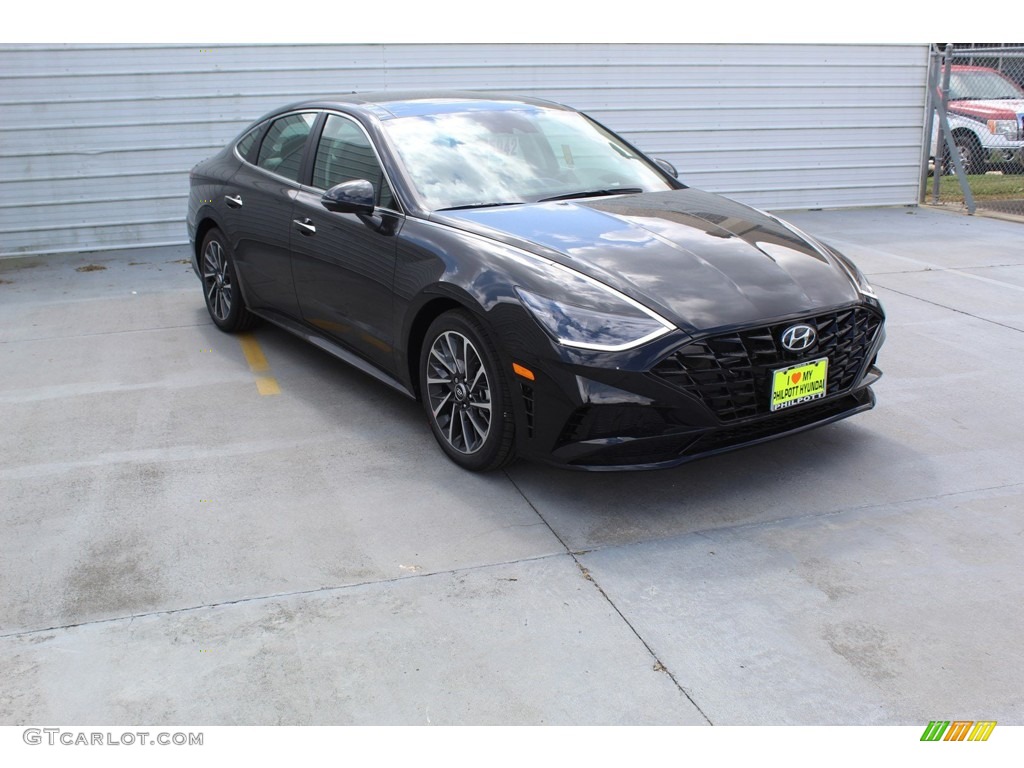 2020 Sonata Limited - Phantom Black / Black photo #2