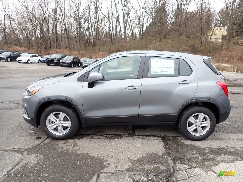 Satin Steel Metallic 2020 Chevrolet Trax LS AWD Exterior Photo #137658177