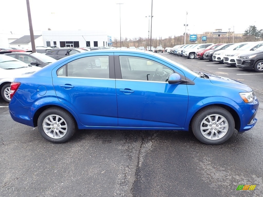 2020 Sonic LT Sedan - Kinetic Blue Metallic / Jet Black/Dark Titanium photo #6