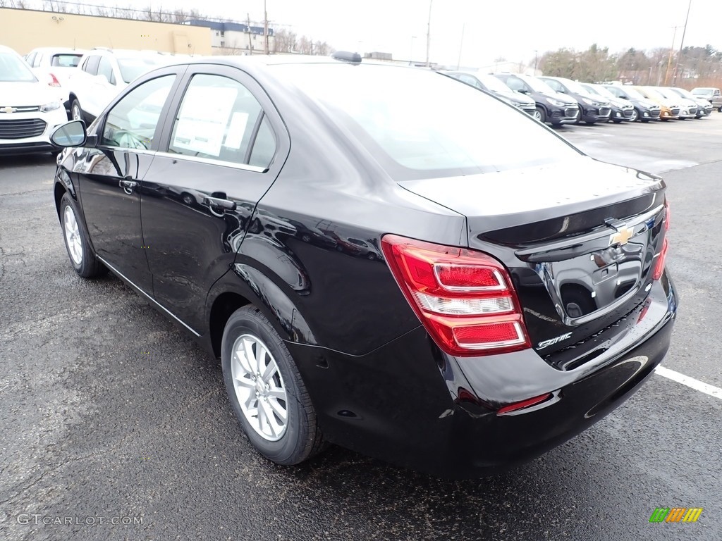 2020 Sonic LT Sedan - Mosaic Black Metallic / Jet Black/Dark Titanium photo #3