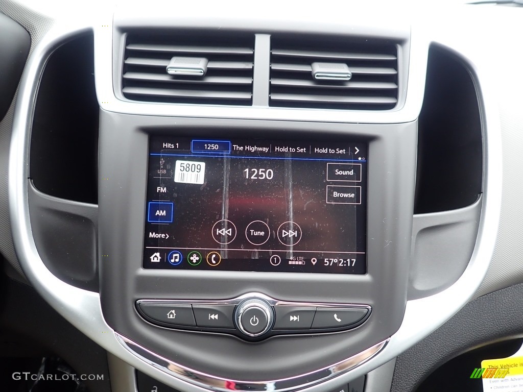 2020 Sonic LT Sedan - Mosaic Black Metallic / Jet Black/Dark Titanium photo #17