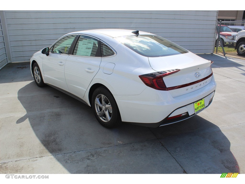 2020 Sonata SE - Quartz White / Dark Gray photo #6